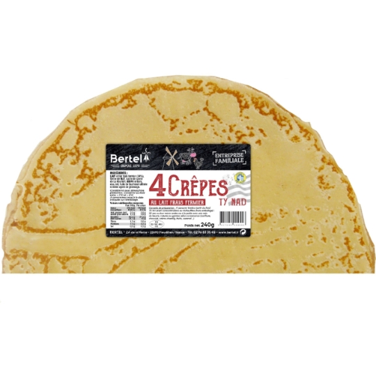 Crêpes fraîches au lait frais fermier TY NAD