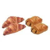 Assortiment de Viennoiseries : 2 Croissants et 2 Pains au Chocolat AOP