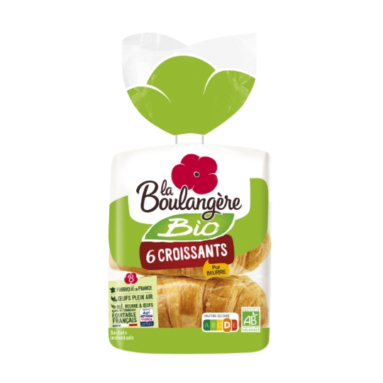 Croissants bio pur beurre LA BOULANGERE