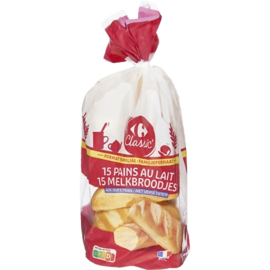 Pains au lait CARREFOUR CLASSIC'