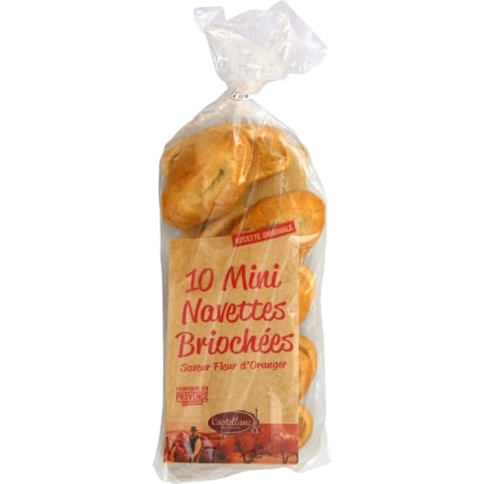 Mini Navettes saveur fleur d'oranger BISCUITERIE CASTELLANE