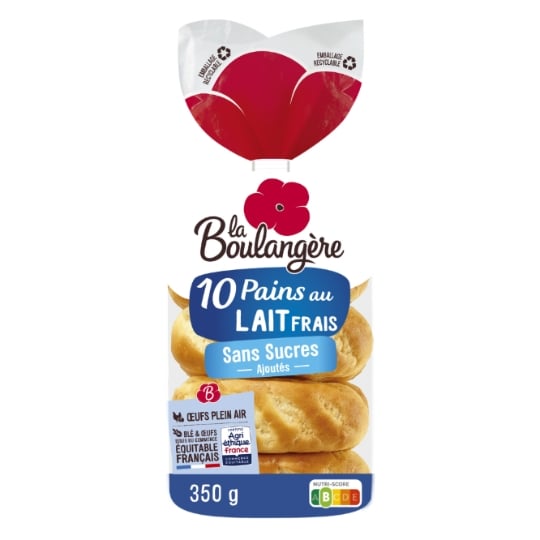 Pain au lait sans sucres ajoutés LA BOULANGERE