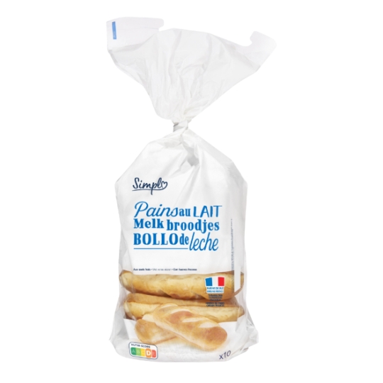 Pains au lait au lait et aux œufs frais SIMPL