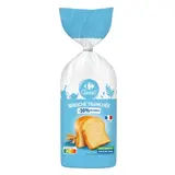 Brioche tranchée réduite en sucre CARREFOUR CLASSIC'
