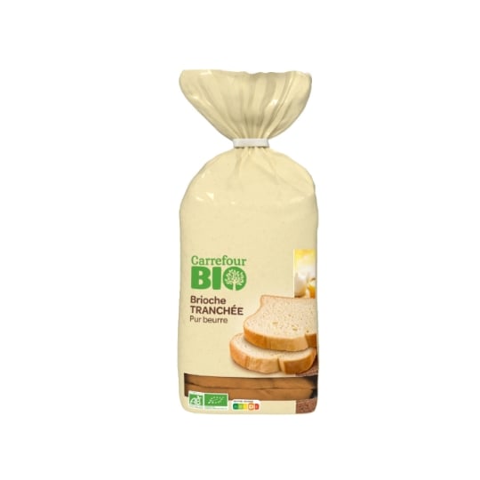 Brioche  tranchée pur beurre Bio CARREFOUR BIO