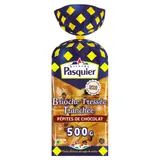 Brioche tressée tranchée pépites de chocolat BRIOCHE PASQUIER
