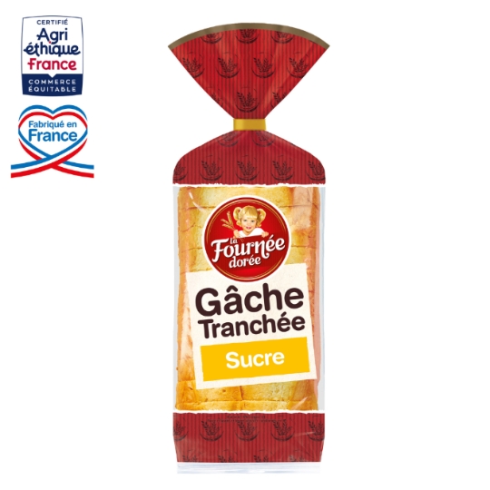 Gâche Tranchée au sucre LA FOURNEE DOREE
