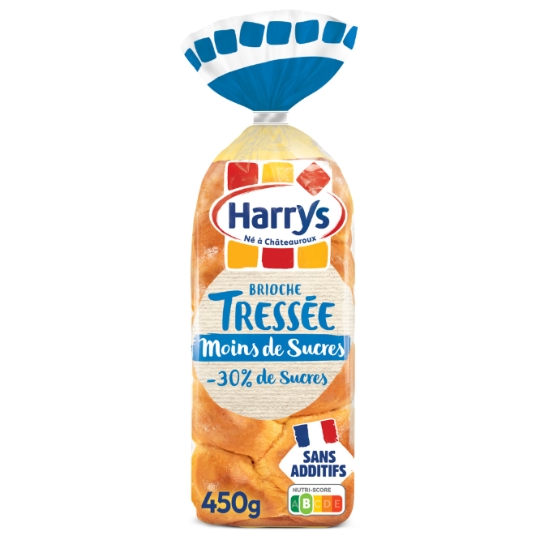 Brioche tressée allégée en sucre sans additifs HARRYS