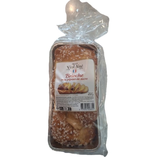 Brioche Tressée Pépites de Sucre MAISON VITAL AINE