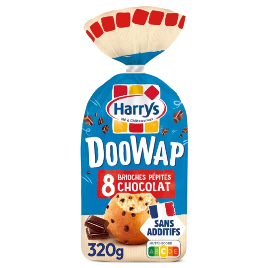 Brioches doowap aux pepites de chocolat sans additifs HARRYS