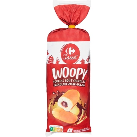 Brioches Woopy chocolat CARREFOUR CLASSIC'