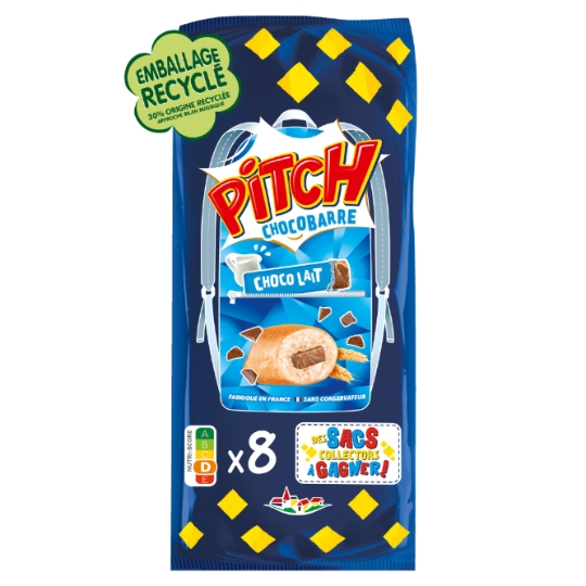 Brioches barre chocolat au lait PITCH