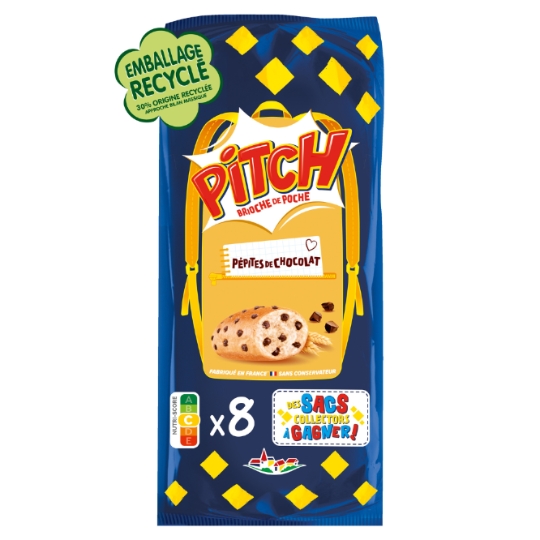 Brioches pépites de chocolat PITCH