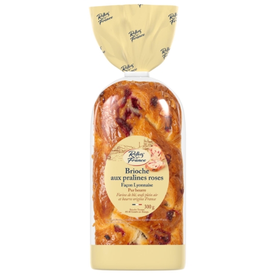 Brioche pur beurre, aux pralines roses et façon lyonnaise REFLETS DE FRANCE