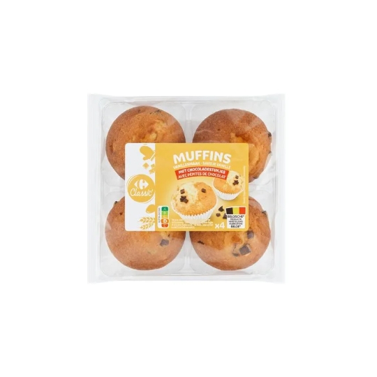 Pâtisseries au goût vanille et aux pépites de chocolat CARREFOUR