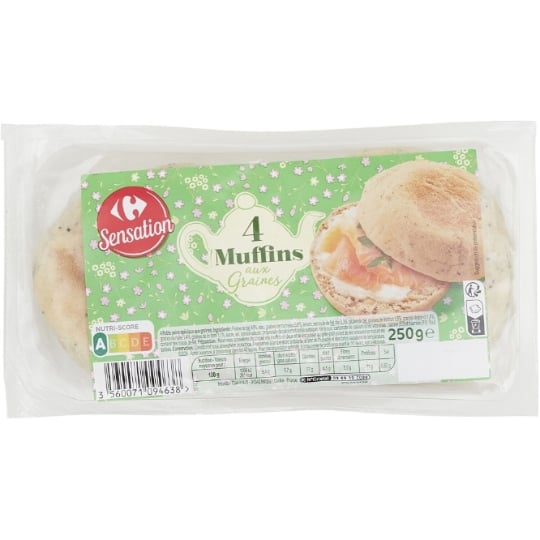 Muffins aux graines CARREFOUR SENSATION