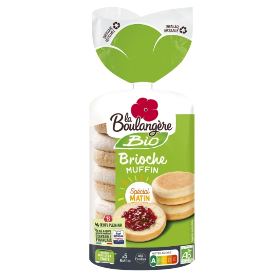 Brioche Muffin Bio LA BOULANGERE