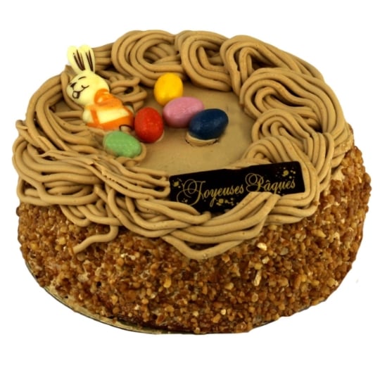 Gâteau Nid de Pâques Café