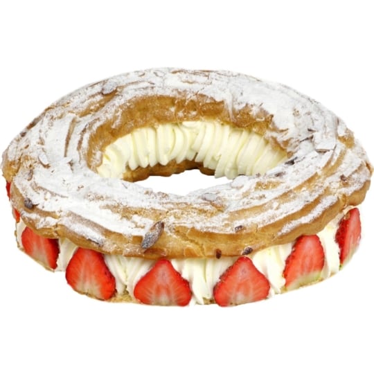 Gâteau couronne chantilly fraise