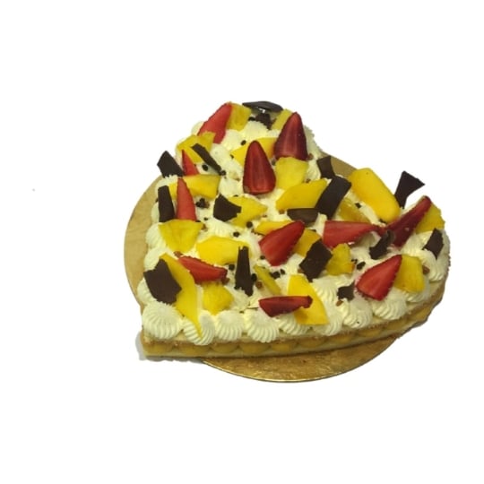 Gâteau cœur passion
