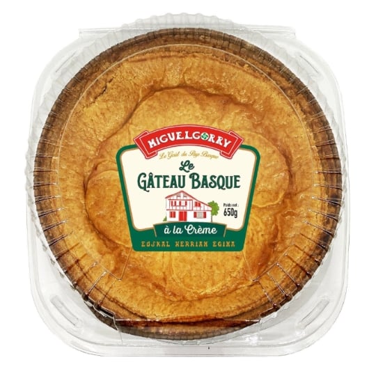 Gâteau basque à la crème patissière MIGUELGORRY