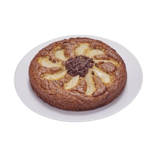 Gâteau Moelleux poire chocolat 6 parts