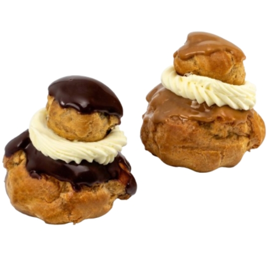 Religieuses chocolat et café