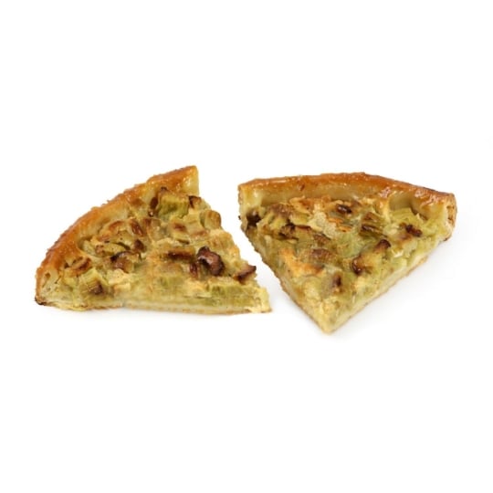 Tarte vergeoise rhubarbe