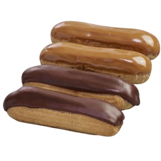 Eclairs chocolat et café