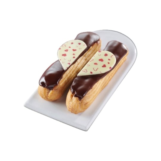 Eclair cœur au chocolat