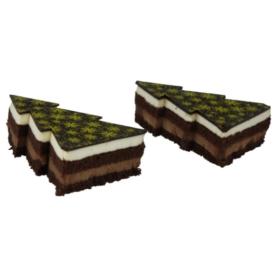 Entremet sapin au chocolat