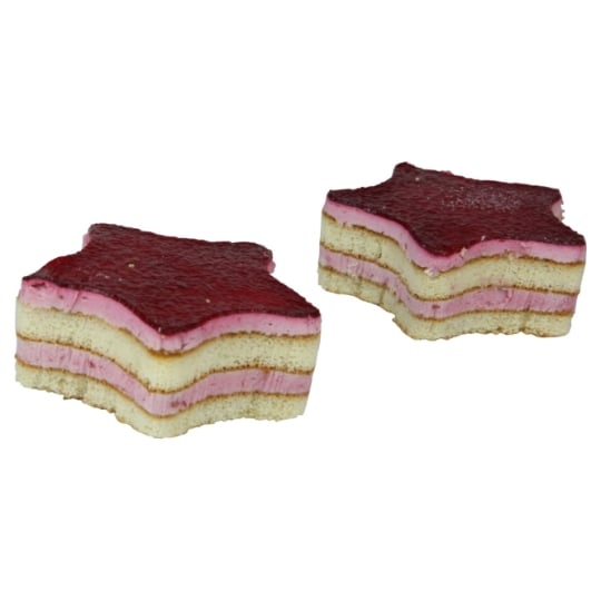 Entremet étoile au fruits rouges