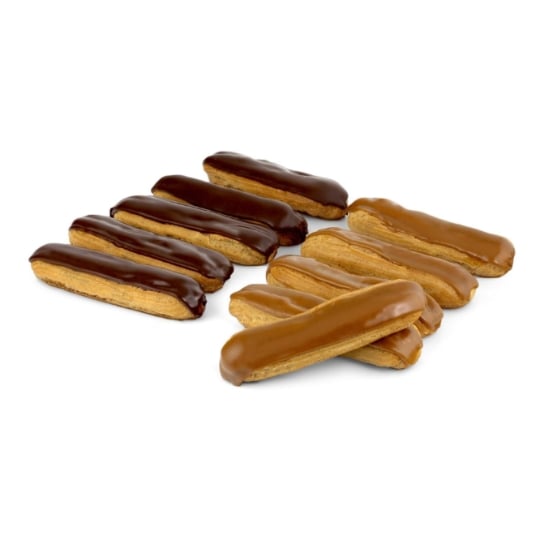 Eclairs chocolat et café
