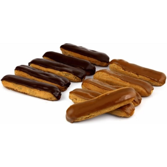 Eclairs chocolat et café
