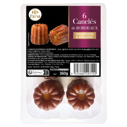 Canelés de Bordeaux CARREFOUR EXTRA