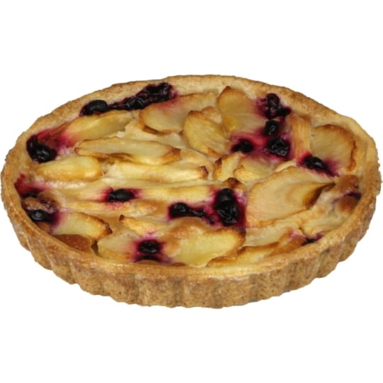 Tarte campagnarde pomme cassis