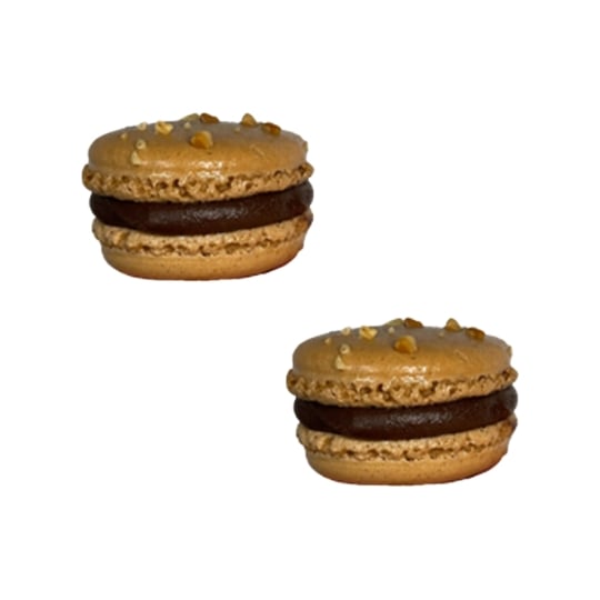 Gros macarons à la pâte à tartiner