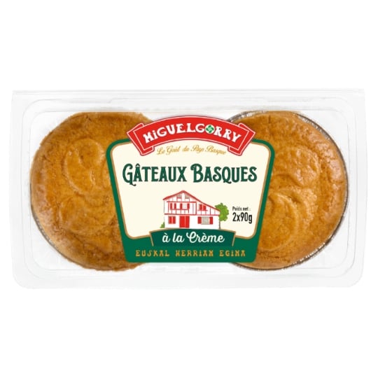 Gâteau basques à la crème pâtissière MIGUELGORRY