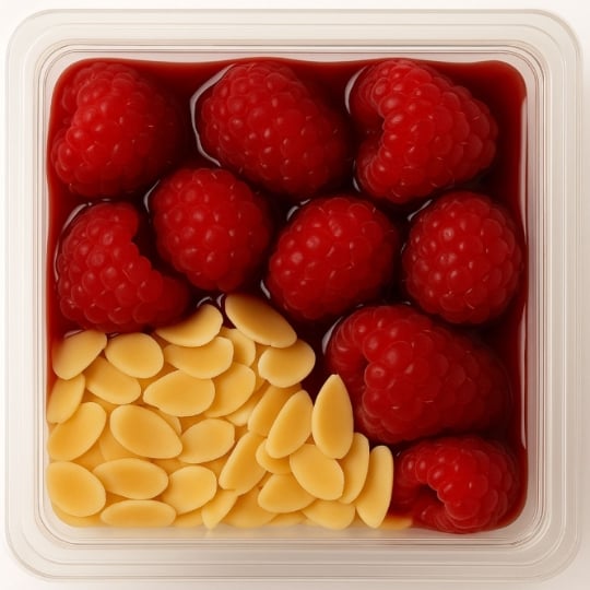 Coupe aux framboises