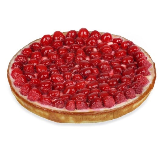 Tarte framboise 6 parts