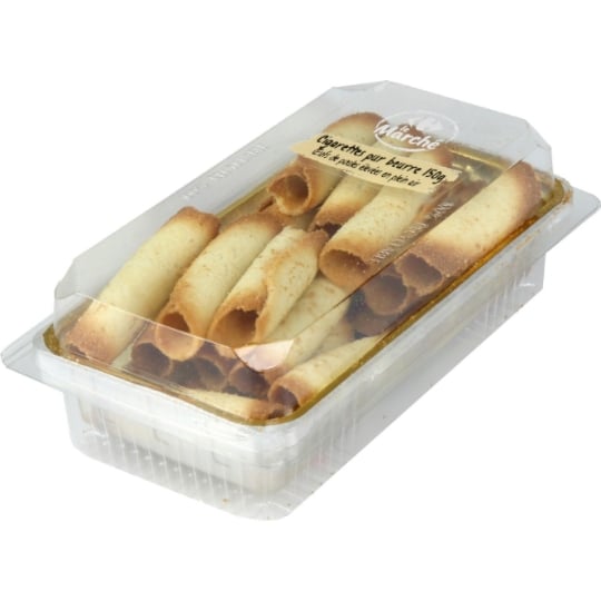 Biscuits cigarettes pur beurre CARREFOUR LE MARCHE