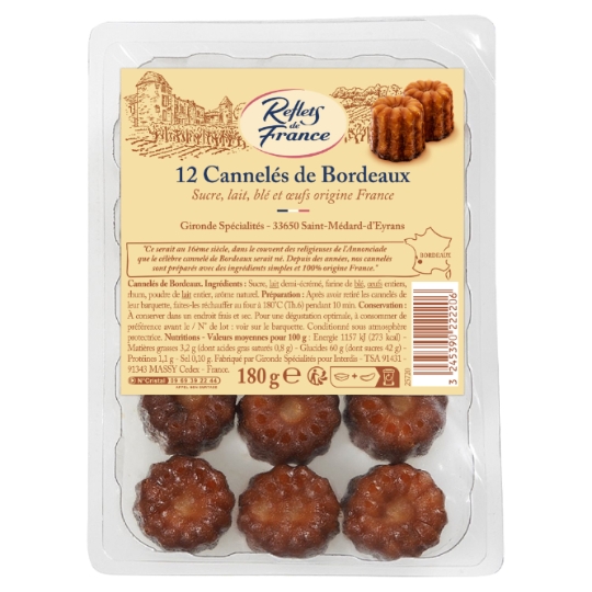 Cannelés de Bordeaux au rhum REFLETS DE FRANCE