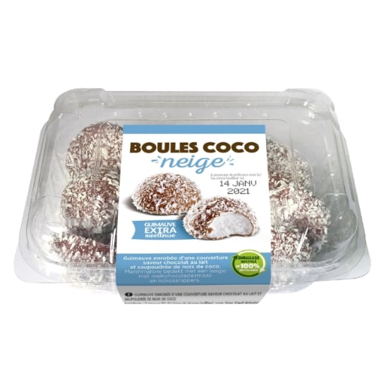 Boules coco neige chocolat  LIGHTBODY