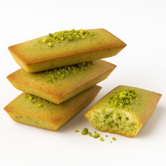 Financiers à la pistache