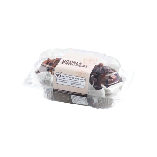 Muffin double chocolat