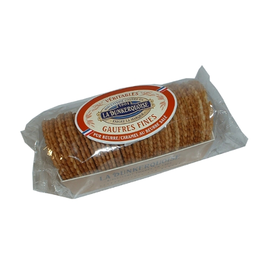 Gaufres fines pur beurre caramel beurre salé LA DUNKERQUOISE