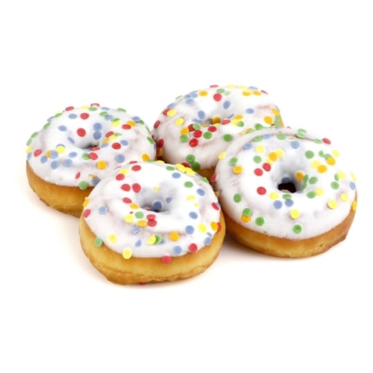 Mini Donuts Coating Blanc