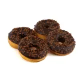 Mini Donuts Nappés au Chocolat au Lait