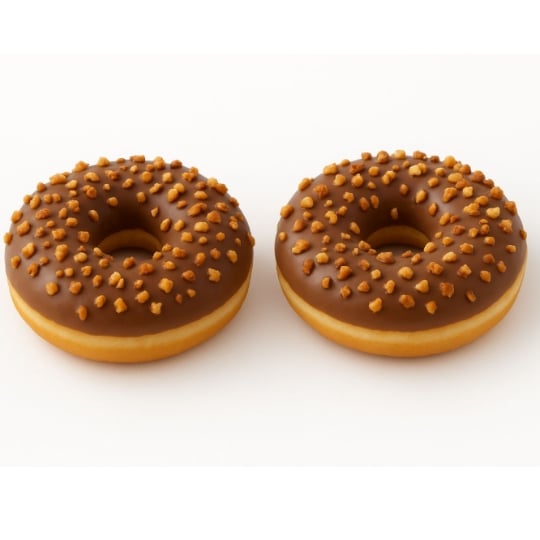 Donuts Fourrés Cacao Noisette