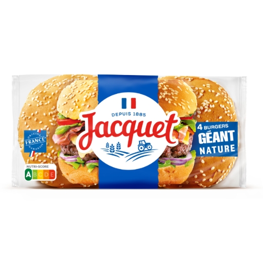 Pain Burger Nature Géant JACQUET